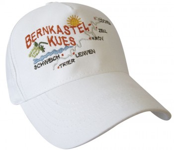 Baseballcap mit Einstickung - Bernkastel Kues - 68878 weiss