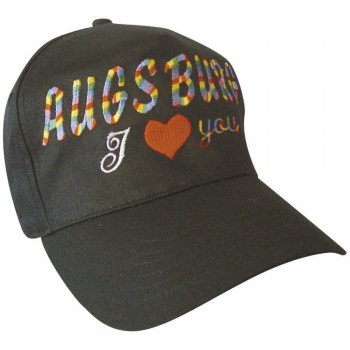Baseballcap mit Einstickung - Augsburg I love you - 68820 schwarz