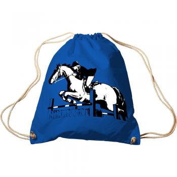 Trend-Bag mit Aufdruck - Springreiter - 65043 - Turnbeutel Sporttasche Rucksack