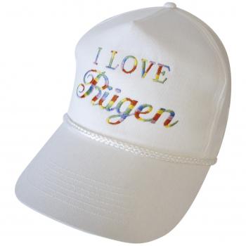 Baseballcap mit Einstickung - I Love Rügen - 68007 weiß