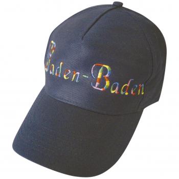 Baseballcap mit Einstickung - Baden Baden - 68031 dunkelblau
