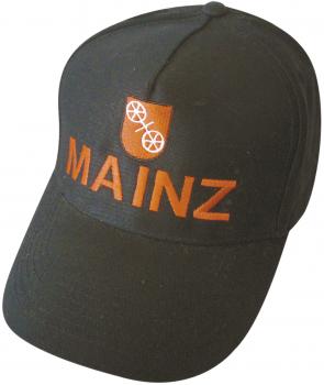 Baseballcap mit Einstickung - Wappen Mainz - 68102 schwarz