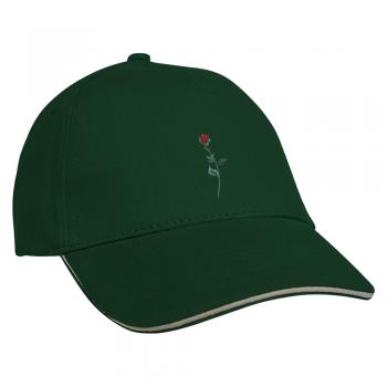 Baseballcap mit Einstickung Rose - 68340