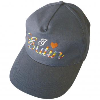 Baseballcap mit Einstickung - I Love Eutin - 68826 schwarz