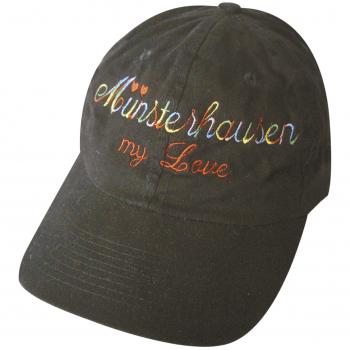 Baseballcap mit Einstickung - Münsterhausen my Love - 68834 schwarz