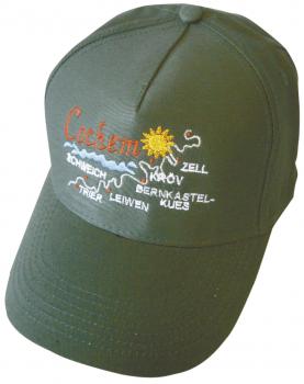 Basballcap mit Einstickung - Cochem Mosel - 68884 schwarz