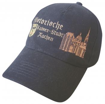 Baseballcap mit Einstickung - AACHEN - 68901 dunkelblau