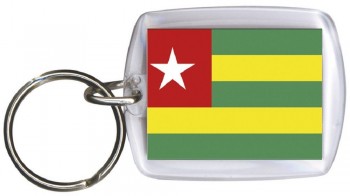 Schlüsselanhänger Anhänger - TOGO - Gr. ca. 4x5cm - 81168 - Keyholder WM Länder