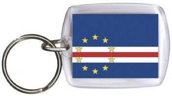 Schlüsselanhänger Keyholder - KAP VERDE - Gr. ca. 4x5cm - 81078 - WM Länder