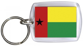 Schlüsselanhänger Anhänger - GUINEA-BISSAU - Gr. ca. 4x5cm - 81059 - WM-Länder