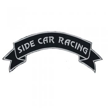 Aufnäher Patches Side Car Racing Gr. ca. 28 x 10 cm 07389 schwarz
