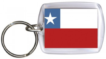 Schlüsselanhänger - CHILE - Gr. ca. 4x5cm - 81036 -  WM Länder