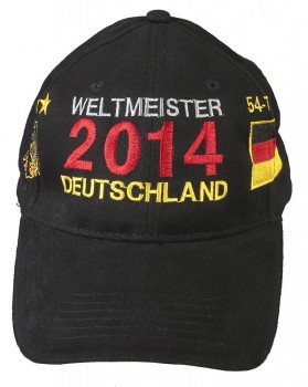 Baseballcap mit Einstickung - DEUTSCHLAND WELTMEISTER 2014 - 68171