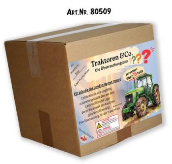 MYSTERY-BOX Überraschungsbox für Traktorenfreunde - Neuware - 15 Artikel - 80509