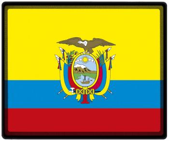 Mousepad Mauspad mit Motiv - Ecuador Fahne  - 82044 - Gr. ca. 24  x 20 cm