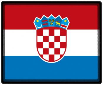Mousepad Mauspad mit Motiv - Kroatien Fahne - 82087 - Gr. ca. 24  x 20 cm