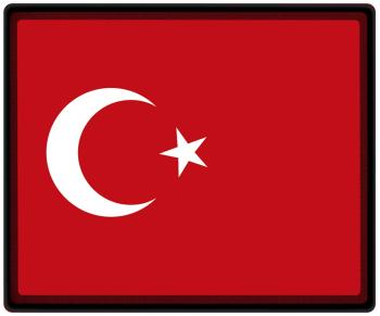 Mousepad Mauspad Flagge Länderfahne -Türkei - 82164 - Gr. ca. 24  x 20 cm