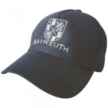 Baseballcap mit Einstickung - Wappen Bayreuth - 68824 schwarz