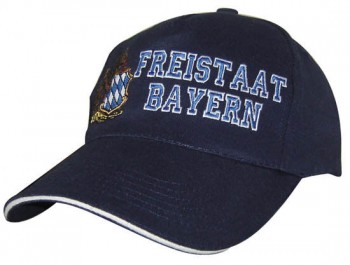 Baseballcap mit Einstickung - Freistaat Bayern - 68158 schwarz