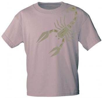 T-Shirt mit Print Textildruck - SCORPION - 85227 Mauve Gr. S-2XL
