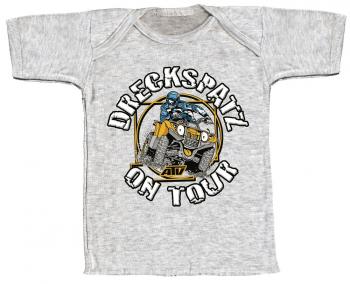 T-Shirt unisex mit Print - Dreckspatz... - 88559 grau - Gr. M