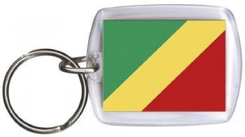 Schlüsselanhänger Anhänger - KONGO - Gr. ca. 4x5cm - 81085 - Keyholder WM Länder