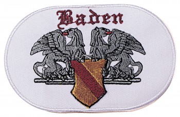 Aufnäher Applikation - Baden Wappen Emblem - 04621 - Gr. ca. 4 x 8 cm