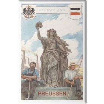 Magnet - Preussen - Gr. ca. 8 x 5,5 cm - 38728 - Küchenmagnet
