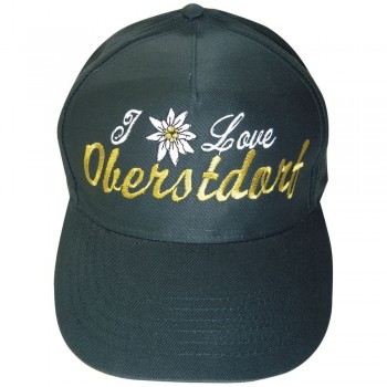 Baseballcap mit Einstickung - I love Oberstdorf - 68078 schwarz