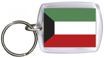 Schlüsselanhänger Anhänger - KUWAIT - Gr. ca. 4x5cm - 81089 - Keyholder WM Länder