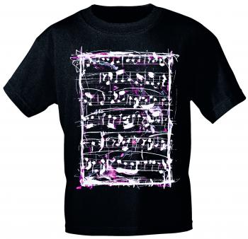 T-Shirt unisex mit Print - Sheets - 10732 schwarz - von ROCK YOU MUSIC SHIRTS - Gr. XL