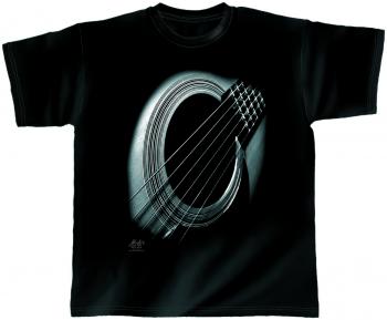 T-Shirt unisex mit Print - Black Hole Sun - von ROCK YOU MUSIC SHIRTS - 10378 schwarz - Gr. XL