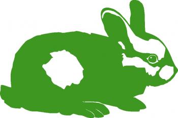 Aufkleber Applikation - Kaninchen - AP1233 - versch. Größen