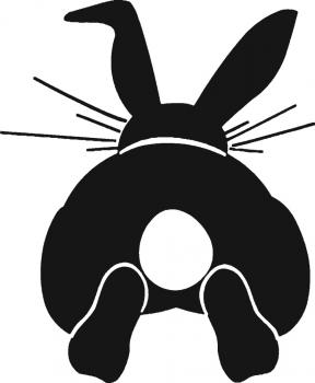 Aufkleber Applikation - Kaninchen - AP1238 - versch. Größen