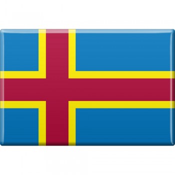 Küchenmagnet - Länderflagge Aland-Island - Gr.ca.  8x5,5 cm - 38003 - Magnet
