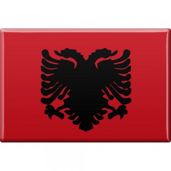 Küchenmagnet - Länderflagge Albanien - Gr.ca. 8x5,5 cm - 38004 - Magnet