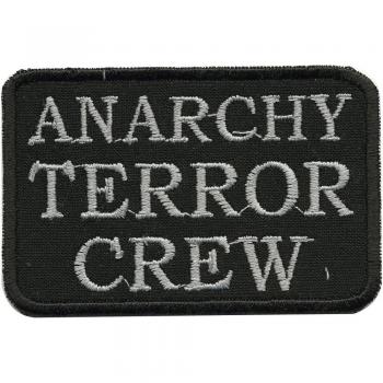 AUFNÄHER - Anarchy Terror Crew - 01952 - Gr. ca. 8,5 x 5,5 cm - Patches Stick Applikation