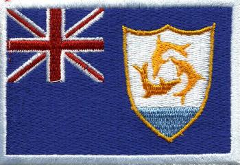 Aufnäher - Anguilla Fahne - 21569 - Gr. ca. 8 x 5 cm