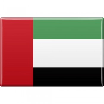 Küchemagnet - Länderflagge Arabische Emirate - Gr.ca. 8x5,5 cm - 38009 - Magnet