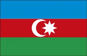 Dekofahne - Aserbaidschan - Gr. ca. 150 x 90 cm - 80016 - Deko-Länderflagge