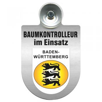 Einsatzschild mit Saugnapf Baumkontrolleur im Einsatz  393806 Region Baden-Württemberg