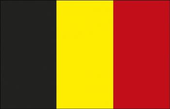 Stockländerfahne - Belgien - Gr. ca. 40x30cm - 77023 - Schwenkflagge