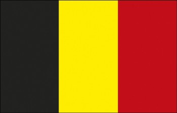 Aufkleber Autoaufkleber Länderfahne - Belgium Belgien - 301250 - Gr. ca. 9,5 x 6,5 cm