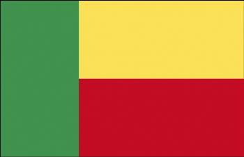 Stockländerfahne - Benin - Gr. ca. 40x30cm - 77025 - Dekofahne