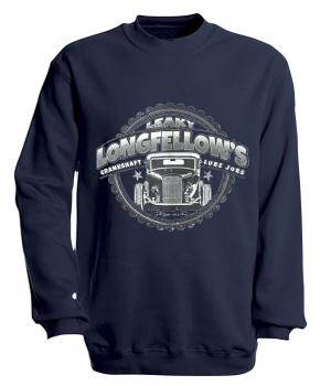 Sweatshirt mit Print - Longfellows - versch. farben zur Wahl - S10281 - Gr. Navy / L