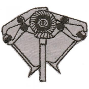 AUFNÄHER - V-Motor - 03047 - Gr. ca. 7 x 6 cm - Patches Stick Applikation