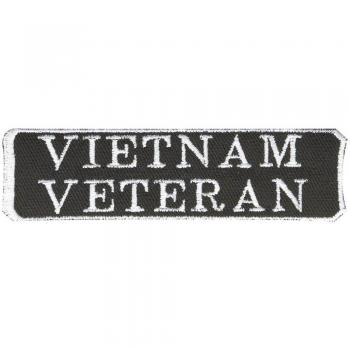 AUFNÄHER - VIETNAM VETERAN - 04051 - Gr. ca. 10 x 2 cm