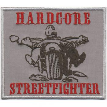 AUFNÄHER - Hardcore Streetfighter - 06043 - Gr. ca. 9,5 x 8,5 cm