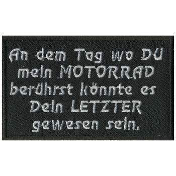 AUFNÄHER - An dem Tag... - 06102 - Patches Stick Applikation