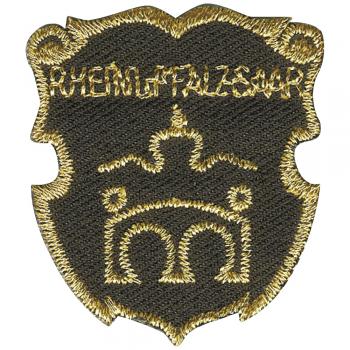Aufnäher - Brandzeichen Rheinpfalzsaar - 02155 - Gr. ca. 3,5 x 4 cm - Patches Stick Applikation